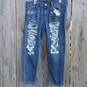 Destroyed Distressed 40” waist Ripped Jeans NWT